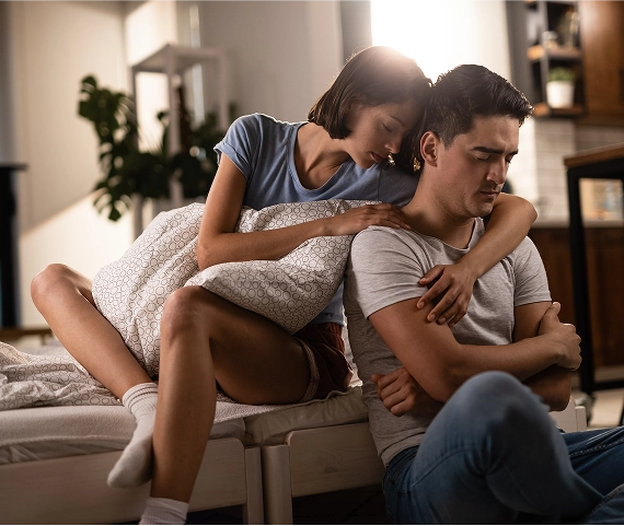Couple in infertility disappointment