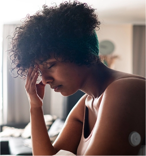 woman in infertility stress