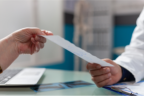 document exchange with professional