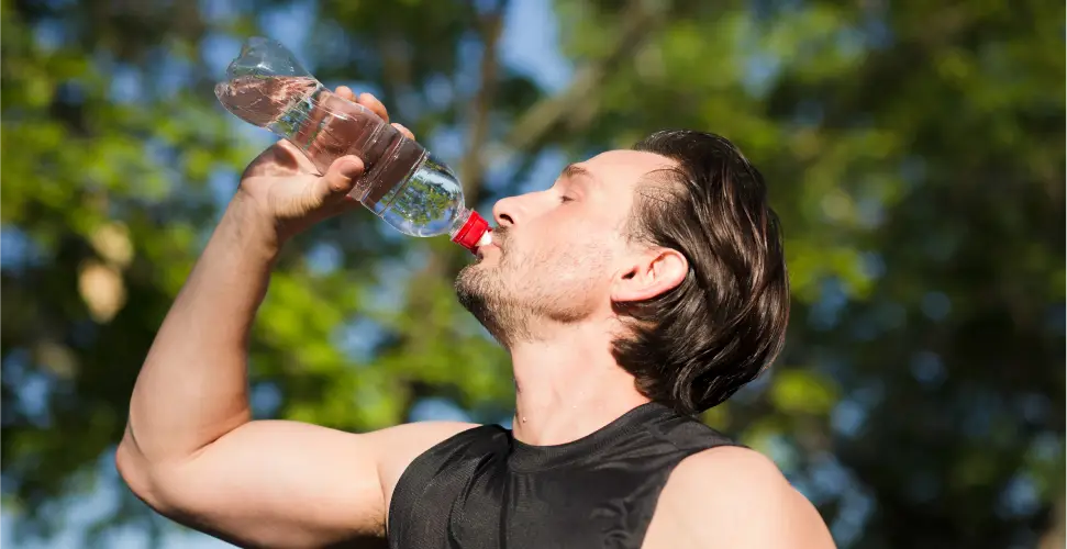 drinking water