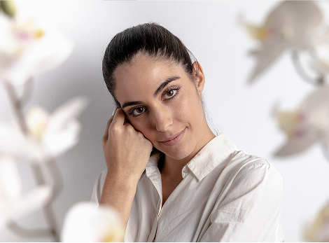 woman with health focus